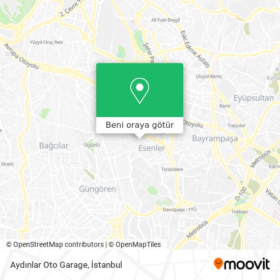 Aydınlar Oto Garage harita