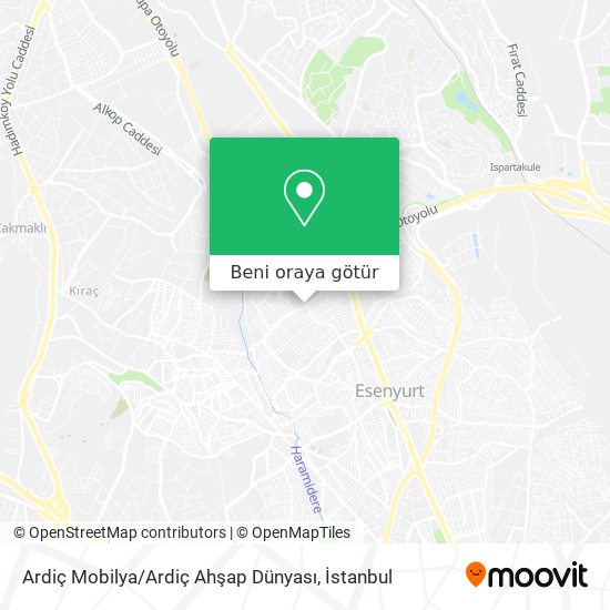 Ardiç Mobilya / Ardiç Ahşap Dünyası harita