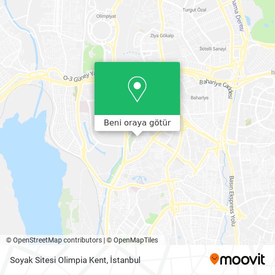 Soyak Sitesi Olimpia Kent harita