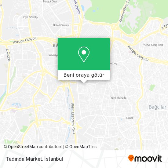 Tadında Market harita