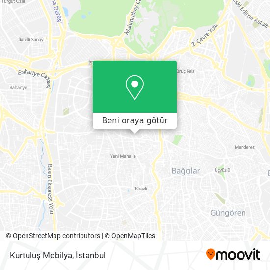 Kurtuluş Mobilya harita