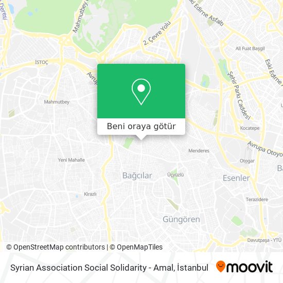Syrian Association Social Solidarity - Amal harita