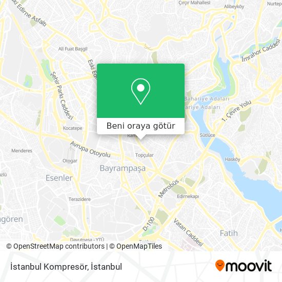 İstanbul Kompresör harita