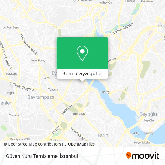 Güven Kuru Temizleme harita