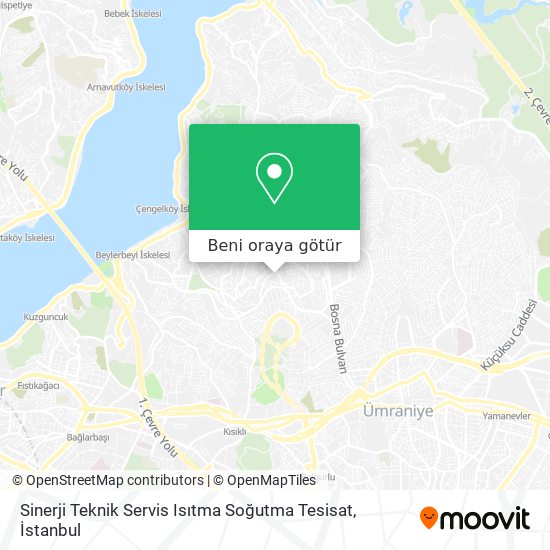 Sinerji Teknik Servis Isıtma Soğutma Tesisat harita