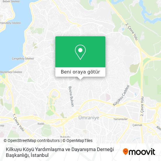 Kilkuyu Köyü Yardımlaşma ve Dayanışma Derneği Başkanlığı harita