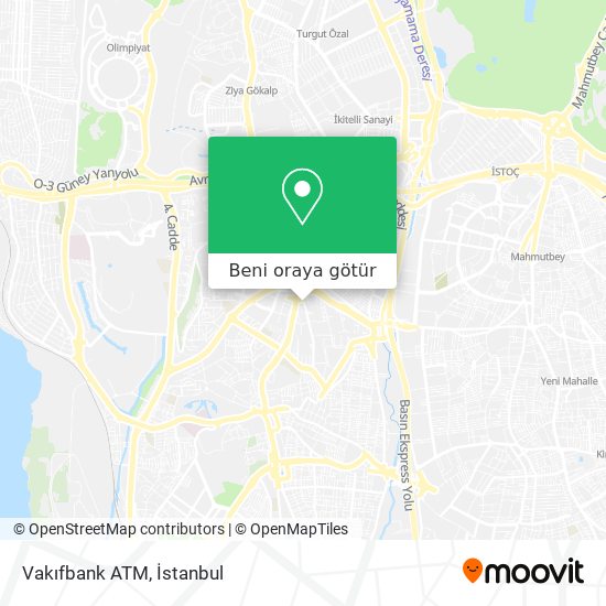 Vakıfbank ATM harita