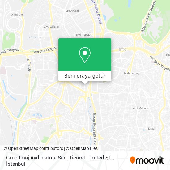 Grup İmaj Aydinlatma San. Ticaret Limited Şti. harita