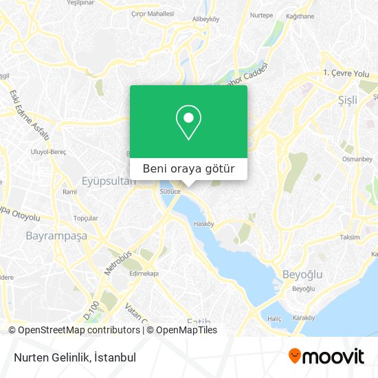Nurten Gelinlik harita
