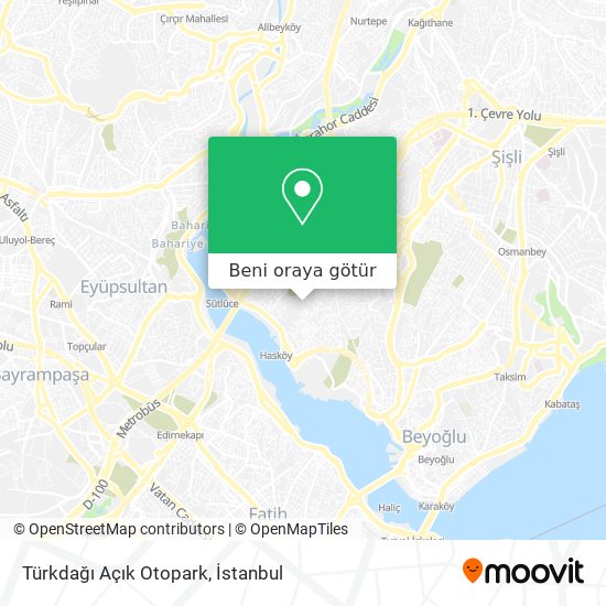 Türkdağı Açık Otopark harita