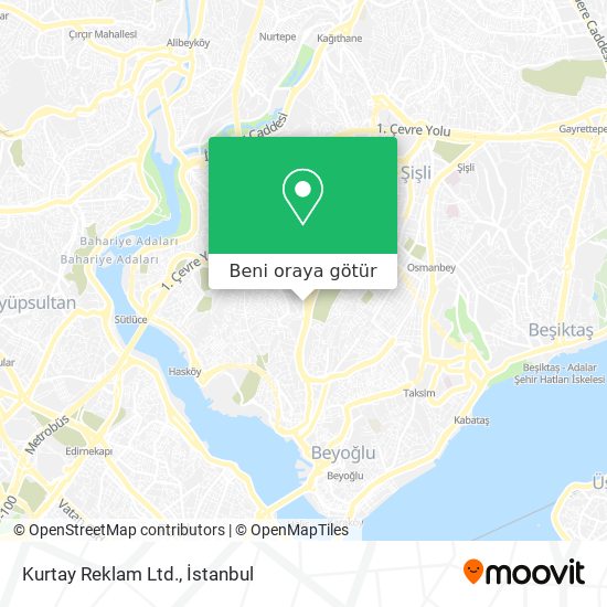 Kurtay Reklam Ltd. harita