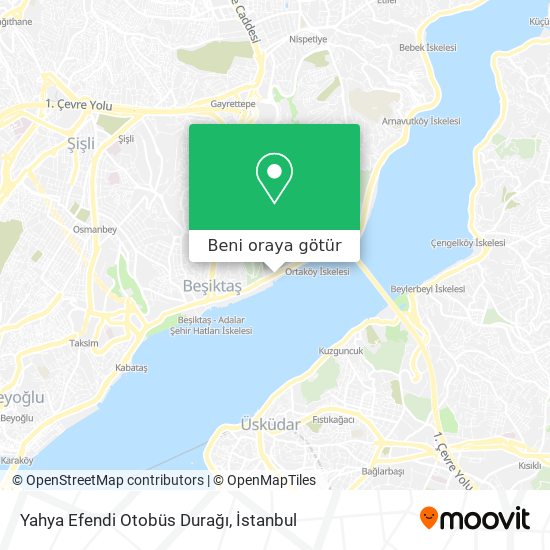 Yahya Efendi Otobüs Durağı harita