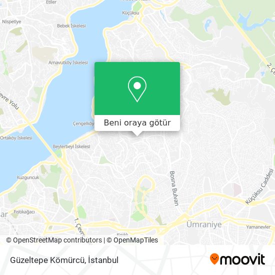 Güzeltepe Kömürcü harita