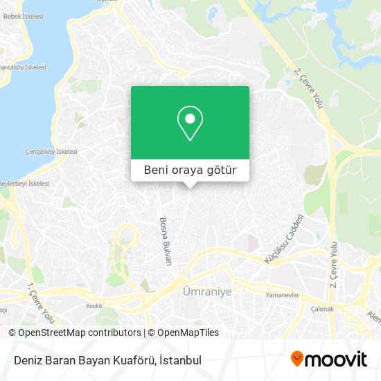 Deniz Baran Bayan Kuaförü harita