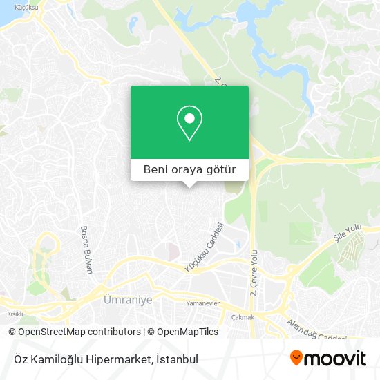Öz Kamiloğlu Hipermarket harita