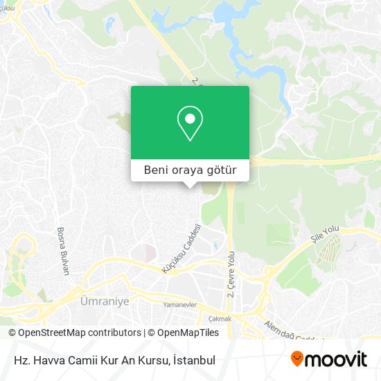 Hz. Havva Camii Kur An Kursu harita