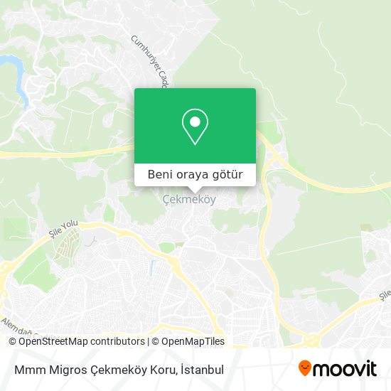Mmm Migros Çekmeköy Koru harita