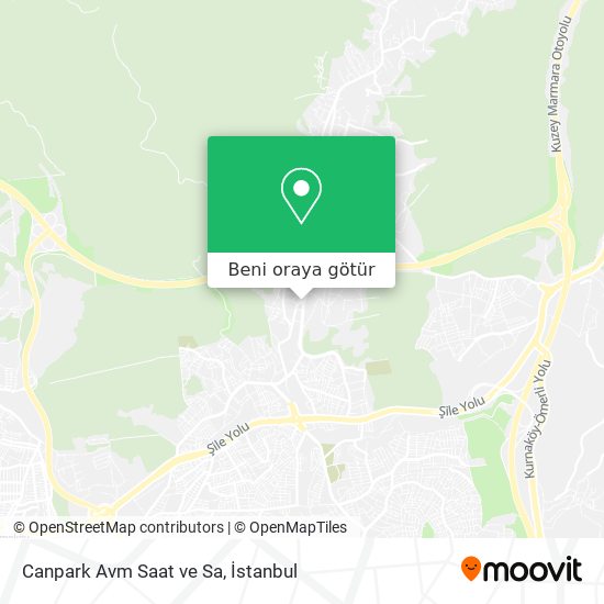 Canpark Avm Saat ve Sa harita