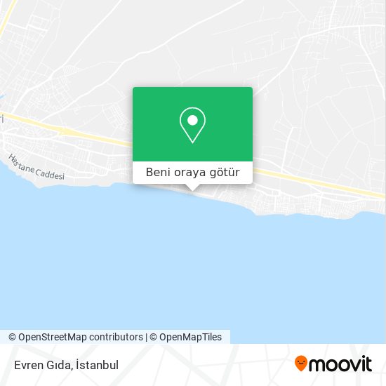 Evren Gıda harita