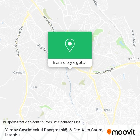 Yılmaz Gayrimenkul Danışmanlığı & Oto Alım Satım harita