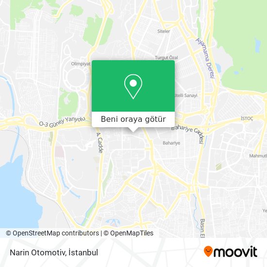 Narin Otomotiv harita