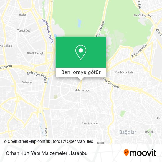 Orhan Kurt Yapı Malzemeleri harita