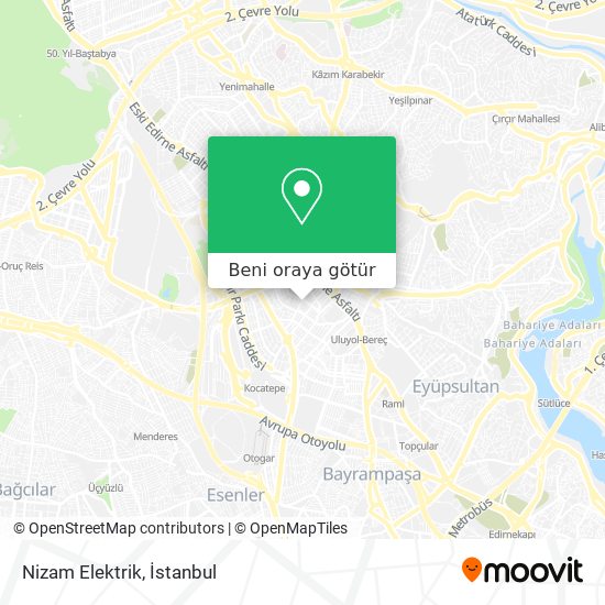 Nizam Elektrik harita