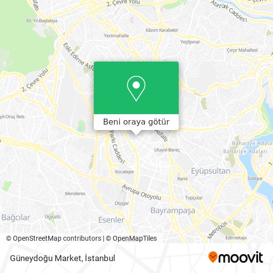 Güneydoğu Market harita
