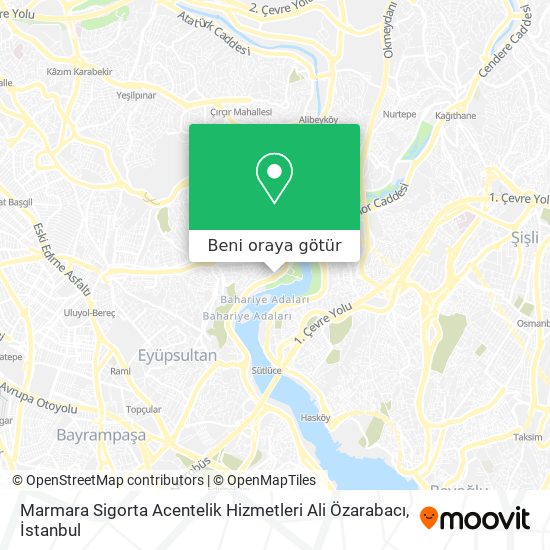 Marmara Sigorta Acentelik Hizmetleri Ali Özarabacı harita