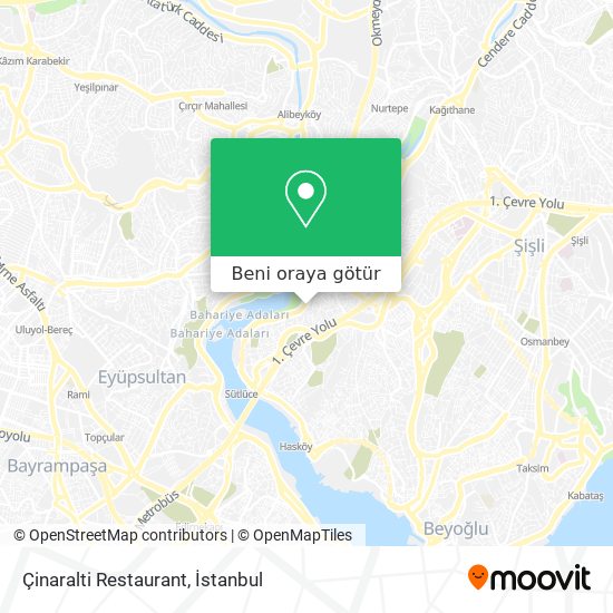 Çinaralti Restaurant harita