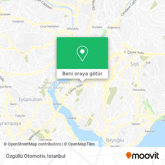 Özgüllü Otomotiv harita