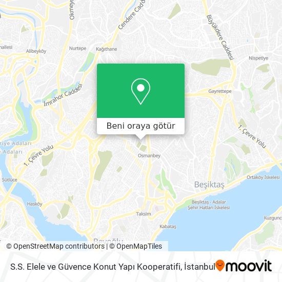 S.S. Elele ve Güvence Konut Yapı Kooperatifi harita