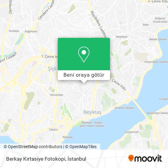 Berkay Kırtasiye Fotokopi harita