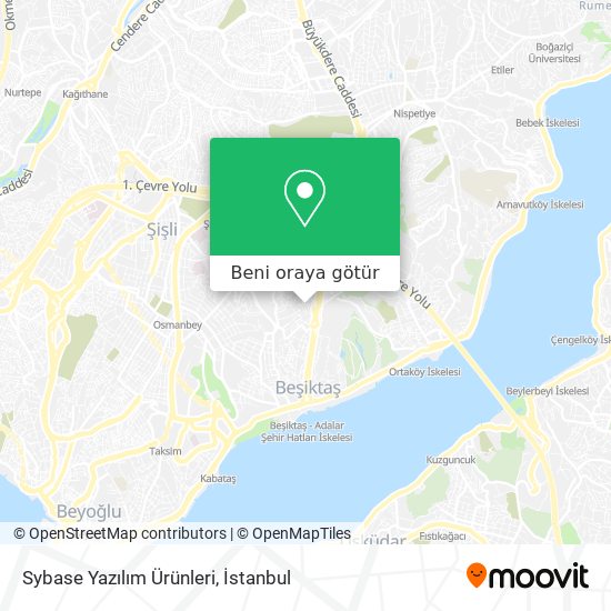 Sybase Yazılım Ürünleri harita