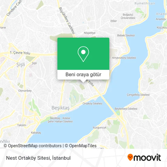 Nest Ortaköy Sitesi harita