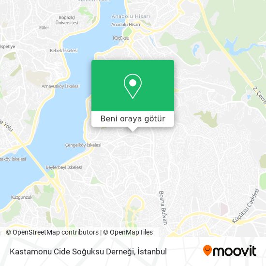 Kastamonu Cide Soğuksu Derneği harita