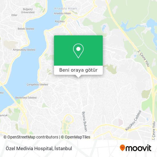 Özel Medivia Hospital harita