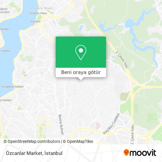 Özcanlar Market harita