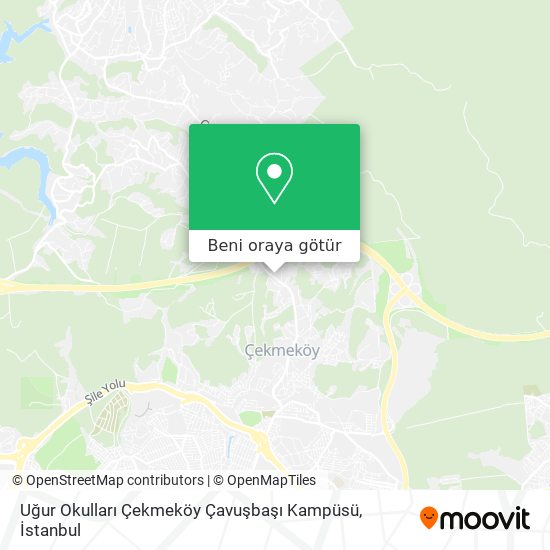 Uğur Okulları Çekmeköy Çavuşbaşı Kampüsü harita