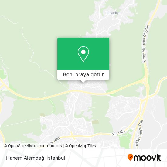 Hanem Alemdağ harita