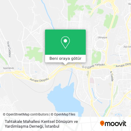 Tahtakale Mahallesi Kentsel Dönüşüm ve Yardimlaşma Derneği harita