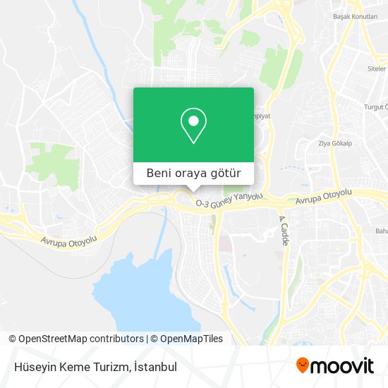 Hüseyin Keme Turizm harita