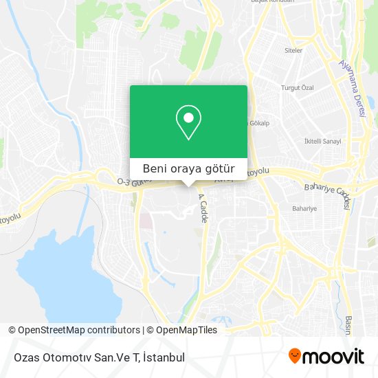 Ozas Otomotıv San.Ve T harita