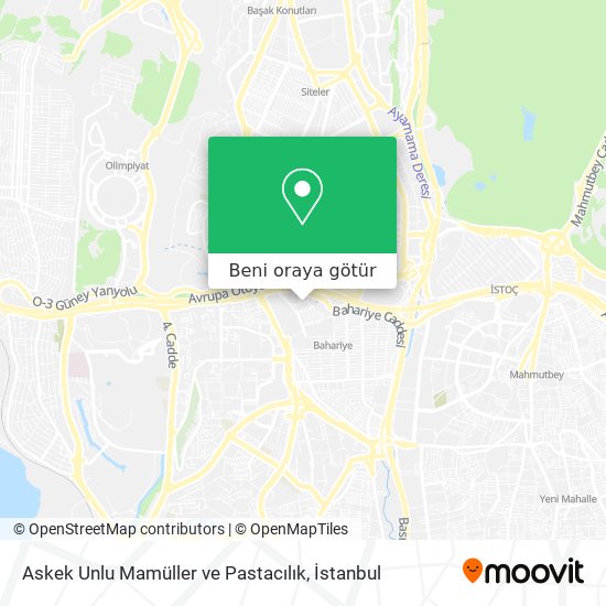 Askek Unlu Mamüller ve Pastacılık harita