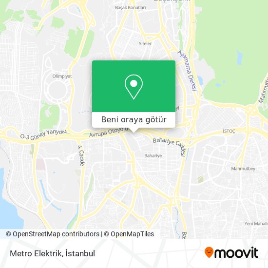 Metro Elektrik harita