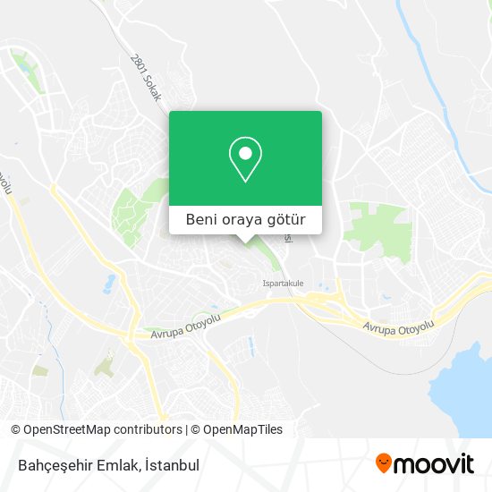 Bahçeşehir Emlak harita