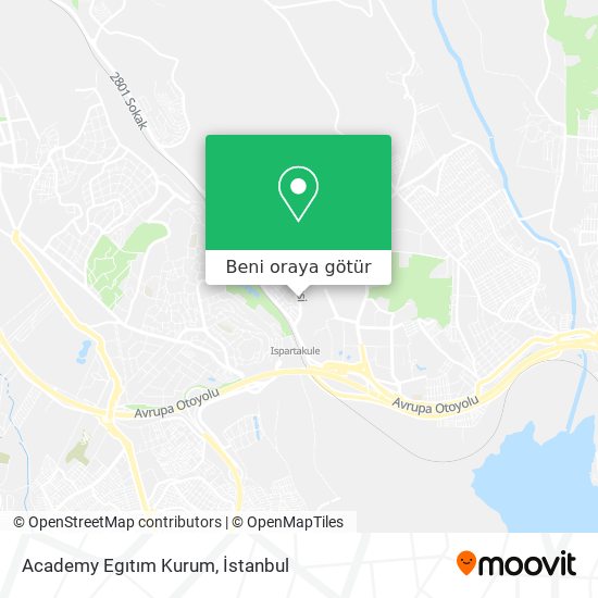Academy Egıtım Kurum harita