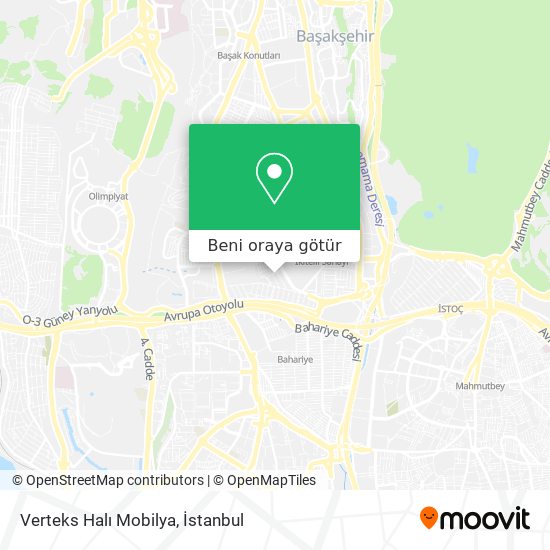 Verteks Halı Mobilya harita