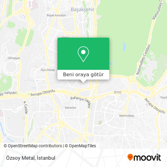 Özsoy Metal harita
