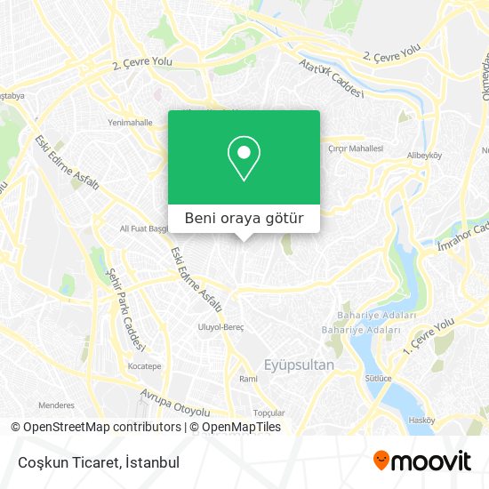 Coşkun Ticaret harita